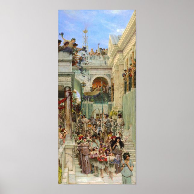 Poster Alma-Tadema - Printemps (Devant)