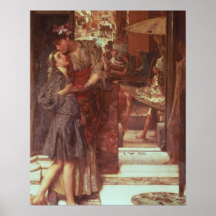 Poster Alma Tadema the Departure, 1880