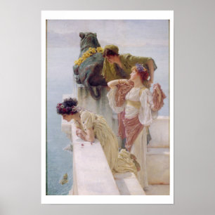 Poster Alma-Tadema   un Coign d'avantageux, 1895
