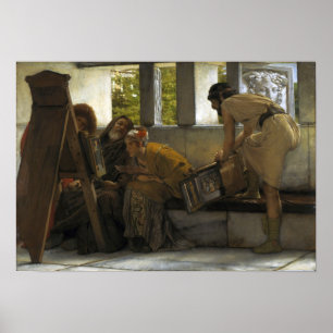 Poster Alma-Tadema - Un Studio Romain