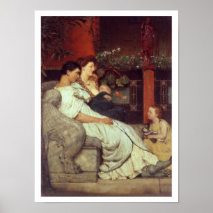 Poster Alma-Tadema une famille romaine, 1867