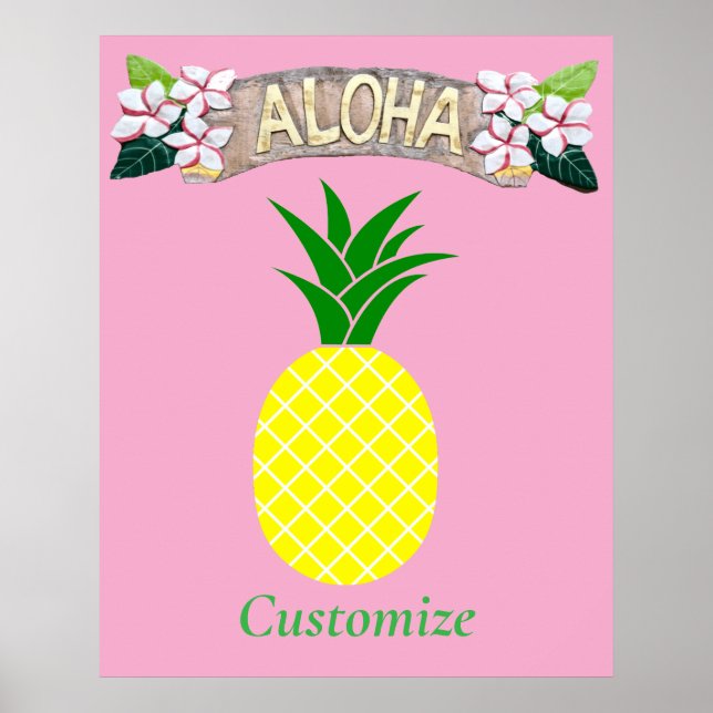 Poster Aloha Pineapple Thunder_Cove (Devant)
