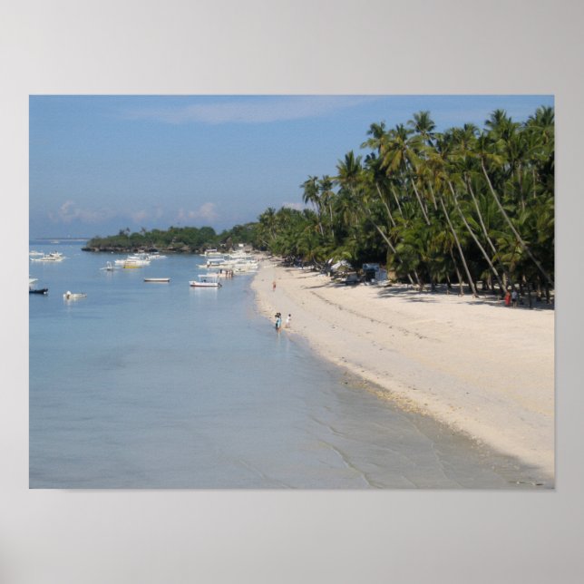 Poster Alona Beach, Panglao Island, Bohol, Philippines (Devant)