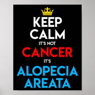 Poster Alopecia Areata Sensibilisation Perte de cheveux t