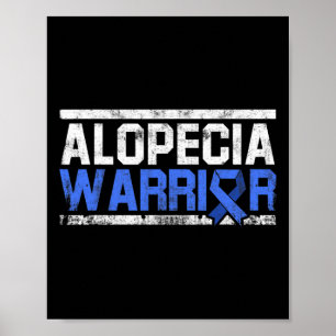 Poster Alopecia Sensibilisation Perte de cheveux Outil de