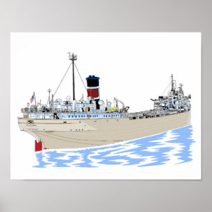 Poster Alpena, cargo des Grands Lacs