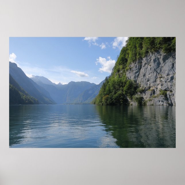 Poster Alpes bavaroises de Königssee (Devant)