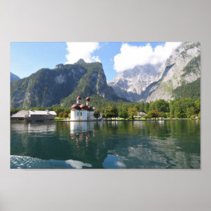 Poster Alpes bavaroises de Königssee