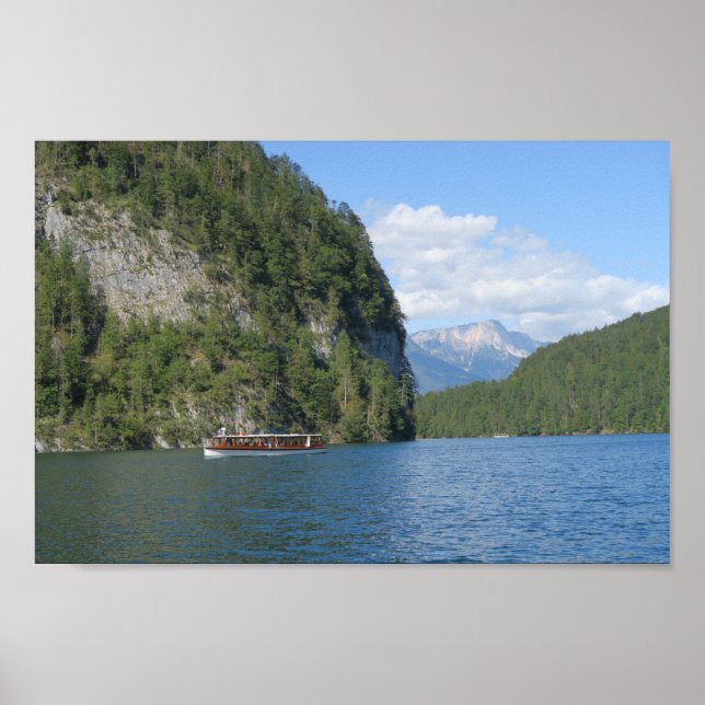 Poster Alpes bavaroises de Königssee (Devant)