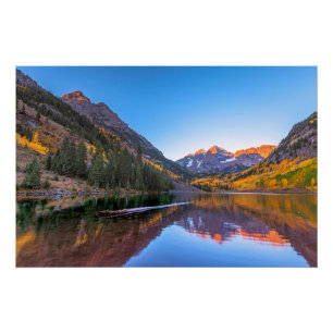 Poster Alpes de Maroon Bells