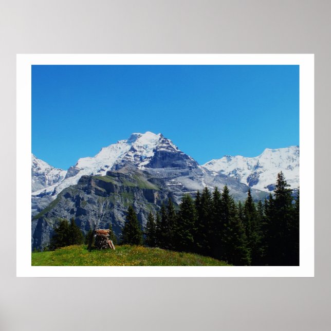 Poster Alpes suisses (Devant)