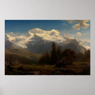 Poster Alpes suisses