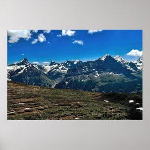 Poster Alpes suisses de Grindelwald