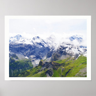 Poster Alpes suisses impressionnantes