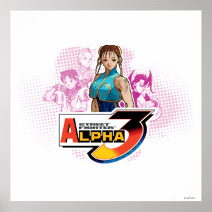 Poster Alpha 3 Femme Fatale de Street Fighter