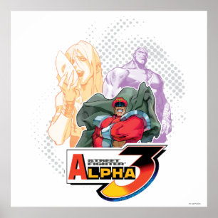 Poster Alpha 3 Shadowloo de Street Fighter