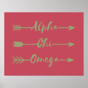 Poster Alpha Chi Omega   Flèches