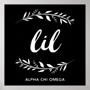 Poster Alpha Chi Omega   Lil Wreath