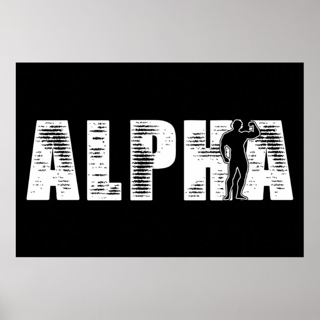 Poster Alpha mâle (Devant)