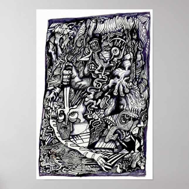 Poster Alpha Warrior, par Brian Benson (Devant)