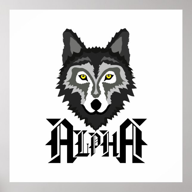 Poster Alpha Wolf (Devant)