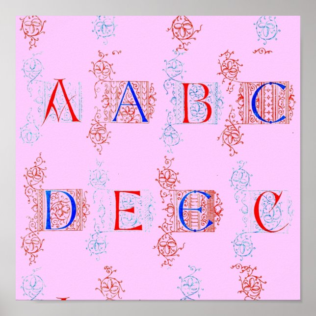 Poster Alphabet (Devant)