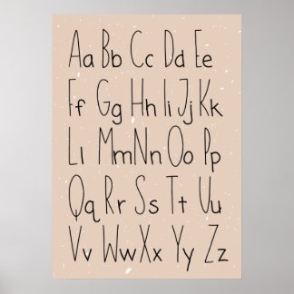 Poster Alphabet