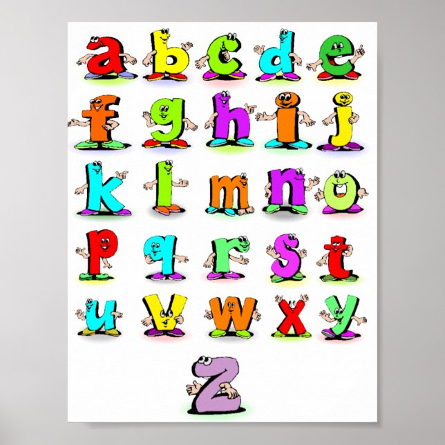Poster Alphabet (Devant)