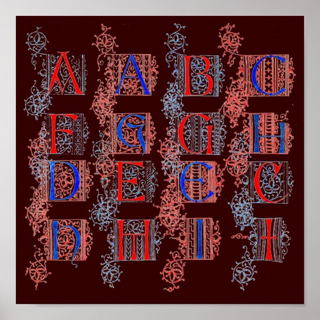 Poster Alphabet (Devant)