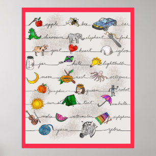 Poster Alphabet