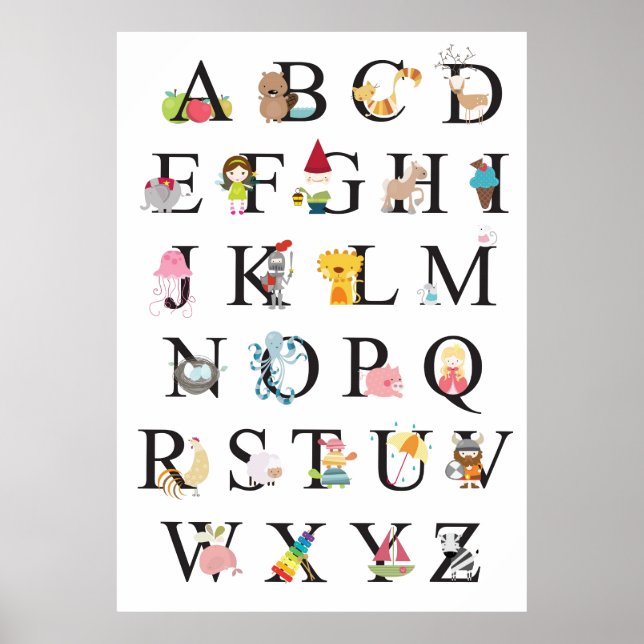 Poster Alphabet (Devant)