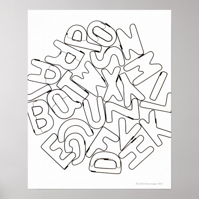 Poster Alphabet (Devant)