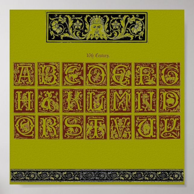 Poster Alphabet (Devant)