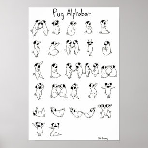 Poster Alphabet carlin A-Z