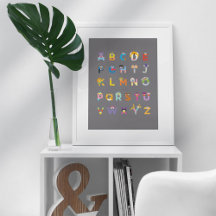 Alphabet de rue Sésame personnalisable