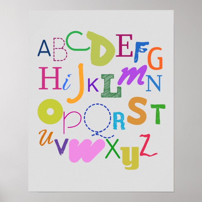 Poster alphabet (gras) (Devant)