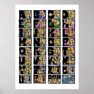 Poster Alphabet numérique allemand 3 (2025)