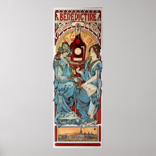 Poster Alphons Mucha Bénédictine
