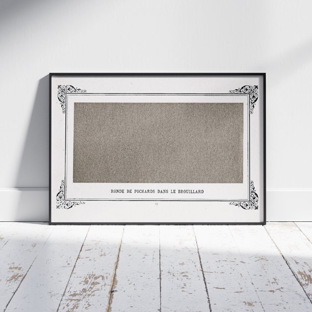 Poster Alphonse Allais, April Fools, Grey, Art Abstrait (Créateur téléchargé)