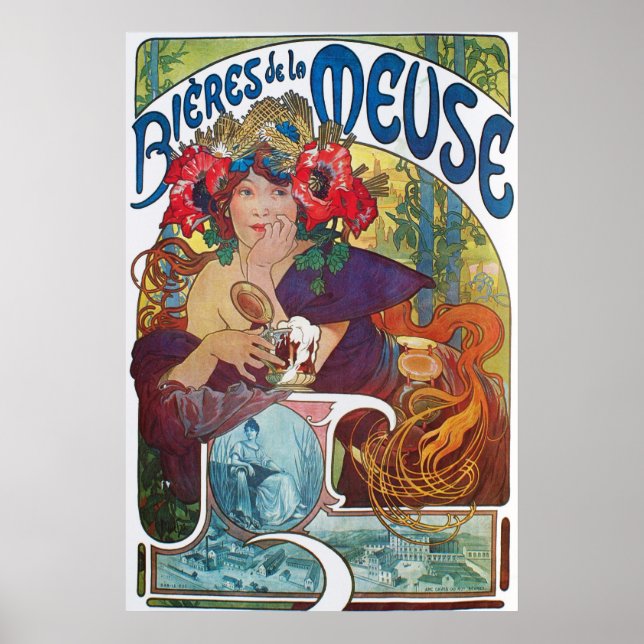 Poster Alphonse Mucha (Devant)