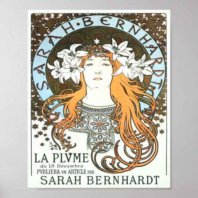 Poster Alphonse Mucha (Devant)
