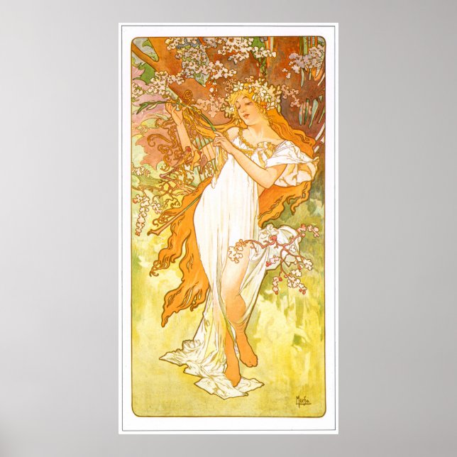 Poster Alphonse Mucha (Devant)