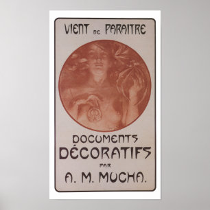 Poster Alphonse Mucha ~ Documents décoratifs 1902