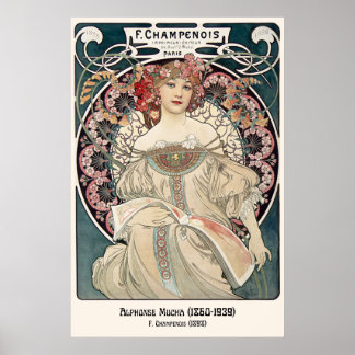 Poster Alphonse Mucha | Galerie Art Nouveau Imprim