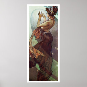 Poster Alphonse Mucha. L 'Etoile Polaire/Pole Star, 1902