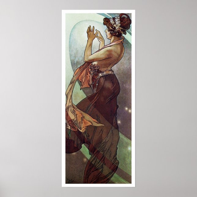 Poster Alphonse Mucha. L 'Etoile Polaire/Pole Star, 1902 (Devant)