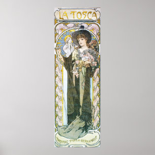 Poster Alphonse Mucha. La Tosca, 1899