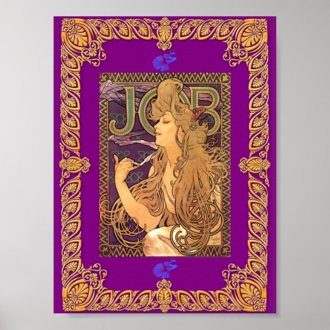 Poster Alphonse Mucha - Offre d'emploi (Devant)