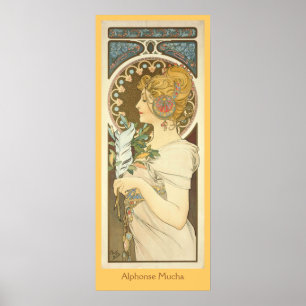 Poster Alphonse Mucha Peinture