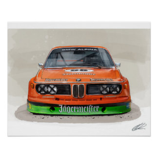 Poster Alpina CSL BMW 3.0